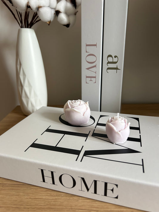 Duo de Bougies Rose